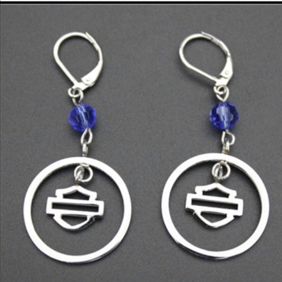 Limited! Tear drop blue beaded